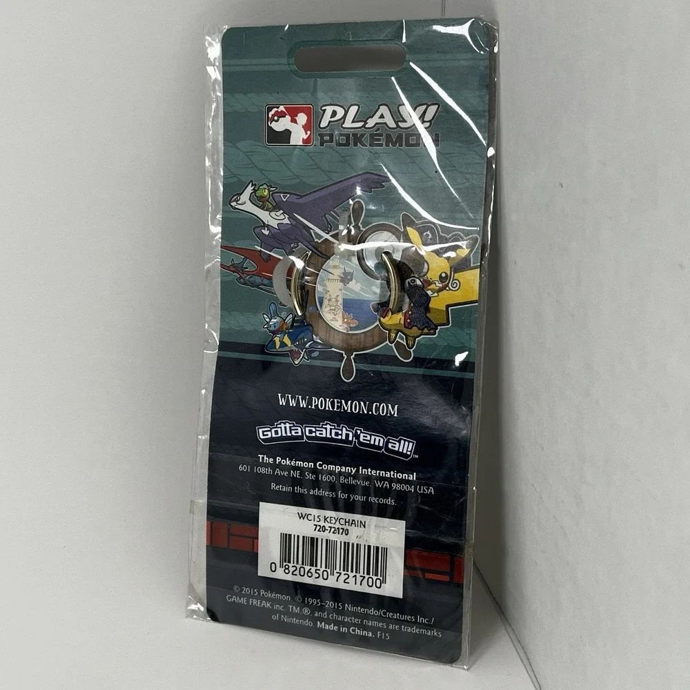 Pokémon World Championships 2015 Pikachu Keychain – Official Exclusive‎ – Sealed